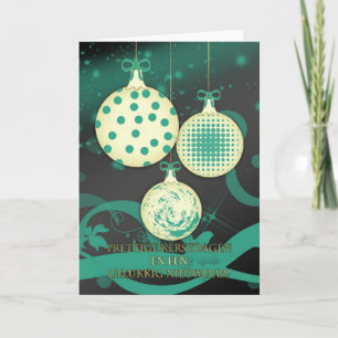 De Nederlandse Vrolijke Kerstkaart van Kerstmis Feestdagen Kaart