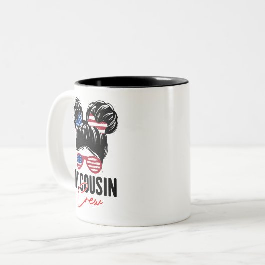 De neef Crew is een rommelige Bun Mok (Voorkant links)