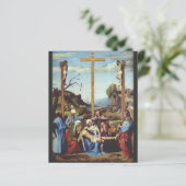 De neerlegging van Jezus Christus Heilige Icoon Ku (Staand voorkant)