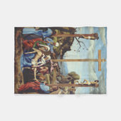 De neerlegging van Jezus Christus Heilige Icoon Ku Fleece Deken (Voorkant (Horizontaal))