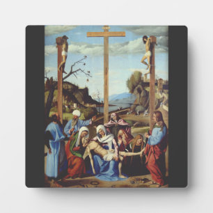 De neerlegging van Jezus Christus Heilige Icoon Ku Fotoplaat