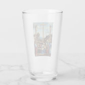 De neerlegging van Jezus Christus Heilige Icoon Ku Glas (Achterkant)