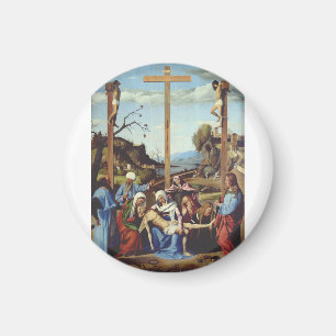 De neerlegging van Jezus Christus Heilige Icoon Ku Magneet