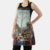 De neerlegging van Jezus Christus Heilige Icoonkun Schort (Insitu)