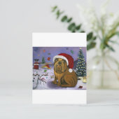 De Neerstorting van Kerstmis Feestdagenkaart (Staand voorkant)