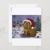 De Neerstorting van Kerstmis Feestdagenkaart (Voorkant / Achterkant)