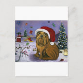 De Neerstorting van Kerstmis Feestdagenkaart (Voorkant)