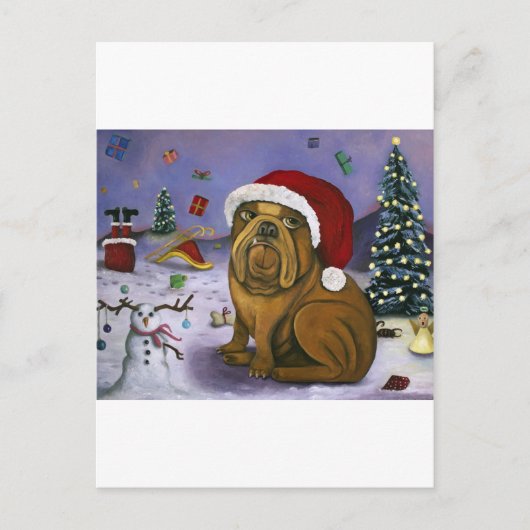 De Neerstorting van Kerstmis Feestdagenkaart (Voorkant)