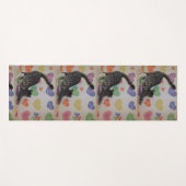 De neerwaartse kat yogamat (1 zijdig) (Voorkant (horizontaal))