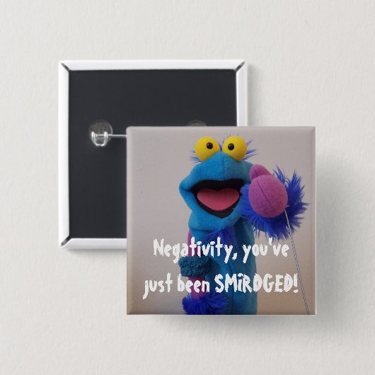 De negativiteit is bezoedeld! Button (Voorkant /achterkant)