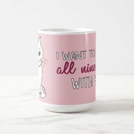 De negen levens met jullie Romantische Valentijnse Koffiemok (Center)