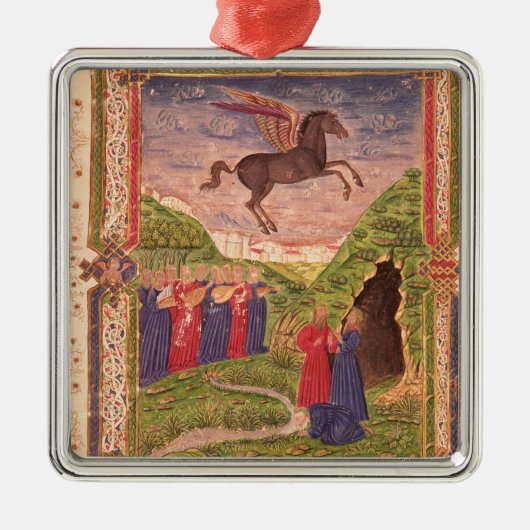 De negen Muses-instrumenten Metalen Ornament (Voorkant)