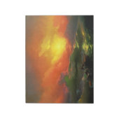 De negende golf (Stormachtige zee met rode zonsond Notitieblok (Linkerzijde)