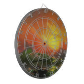 De negende golf (Stormy Zee met Red Sunset) Dartbord (Voorkant Links)