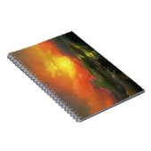 De negende golf (Stormy Zee met Red Sunset) Notitieboek (Rechterzijde)