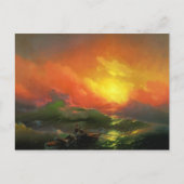 De negende golf van Aivazovsky Ivan Briefkaart (Voorkant)