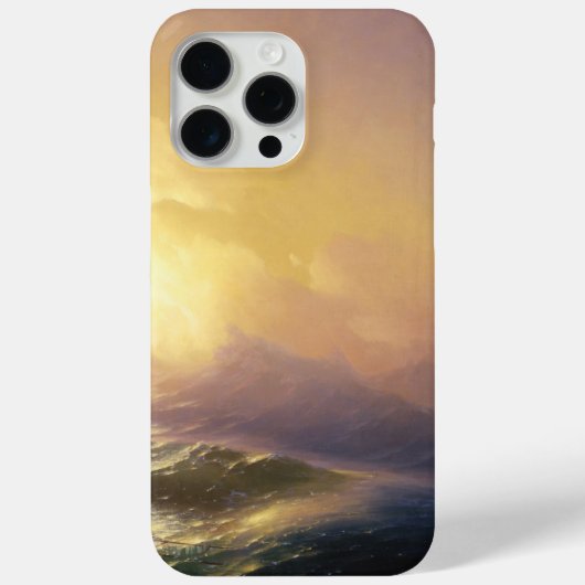 De negende golf van Ivan Aivazovsky Case-Mate iPhone Case (Achterkant)