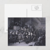 de negende thermidor, c.1840 briefkaart (Voorkant / Achterkant)