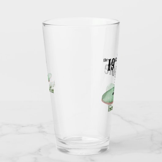 De negentiende hole Glass Cup Glas (Rechts)