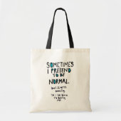 De neiging normaal te zijn tote bag (Voorkant)