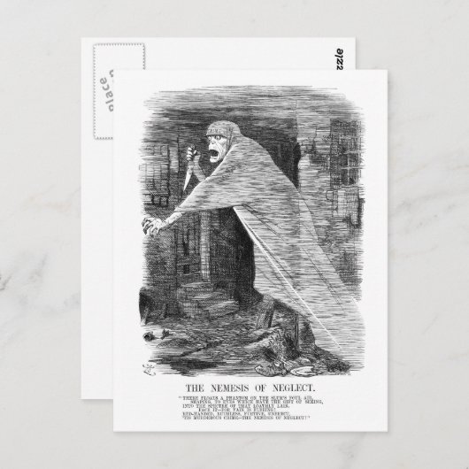 De Nemesis van Neglect - Jack the Ripper Briefkaart (Voorkant / Achterkant)