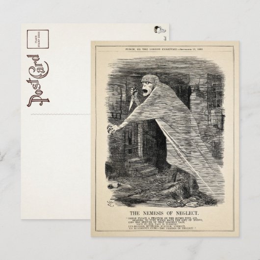  "De Nemesis van Verwaarlozing" Briefkaart (Voorkant / Achterkant)