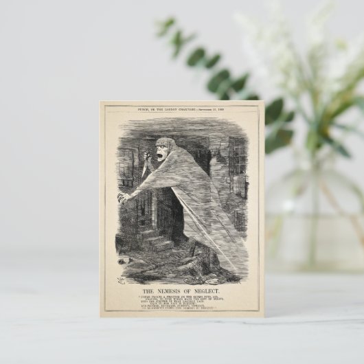  "De Nemesis van Verwaarlozing" Briefkaart (Staand voorkant)