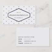 De Neo Vintage | Visitekaartje door PhantomPrinten (Voorkant / Achterkant)