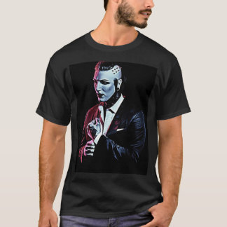 De Neon Demon Chris Motionless Monochrome Versie T-shirt