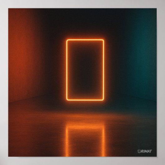De Neon Poort Poster (Voorkant)