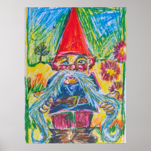 De nest Builder Gnome Poster