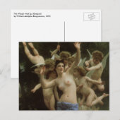 De nest van het Wasp door William Adolphe Bouguere Briefkaart (Voorkant / Achterkant)