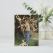 De nest van het Wasp door William Adolphe Bouguere Briefkaart (Staand voorkant)