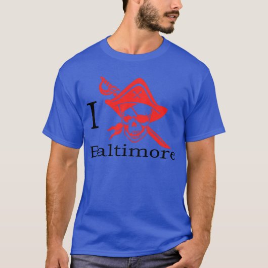 De nesten van Piraten, ik hou van Baltimore T-shirt (Voorkant)