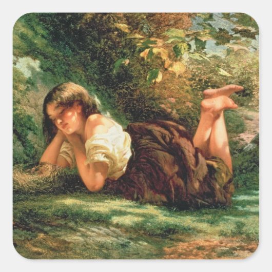 De nesten vierkante sticker (Voorkant)