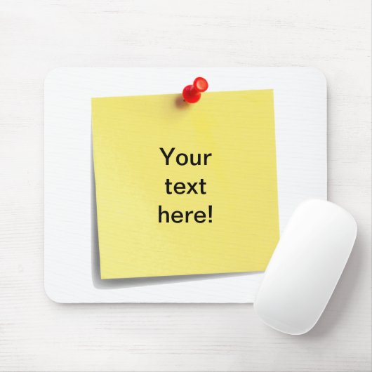 De netelige Sjabloon van de Mat van de Nota van de Muismat (Met muis)