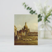De Neuer Marktplatz in Dresden Bernardo Bellotto Briefkaart (Staand voorkant)