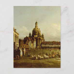 De Neuer Marktplatz in Dresden Bernardo Bellotto Briefkaart