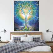 De neurale boom canvas afdruk (Insitu (Slaapkamer))