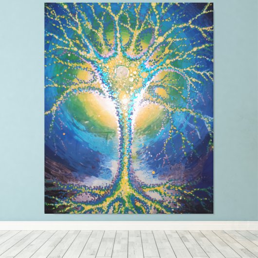 De neurale boom canvas afdruk (Insitu (Houten vloer))