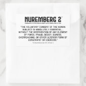 De Neurenberg-code 1947 A. 1 Rechthoekige stickers (Tas)