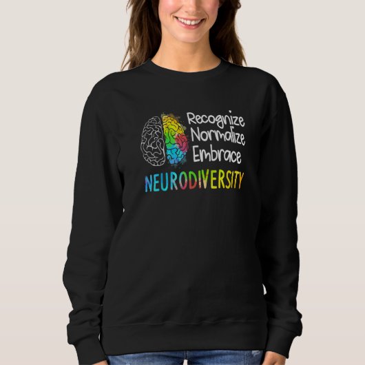 De neurodiversiteit van de embrace vieren het spec trui (Voorkant)