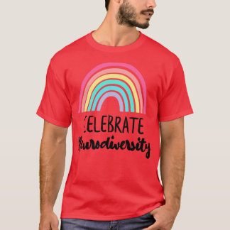 de neurodiversiteit vieren 7 t-shirt