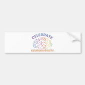De neurodiversiteit vieren bumpersticker (Voorkant)