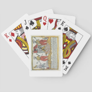 De neus en de vorst, Russisch, eind 18e eeuw Pokerkaarten