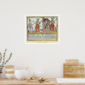 De neus en de vorst, Russisch, eind 18e eeuw Poster (Keuken)
