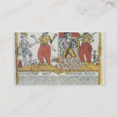 De neus en de vorst, Russisch, eind 18e eeuw Visitekaartje (Achterkant)