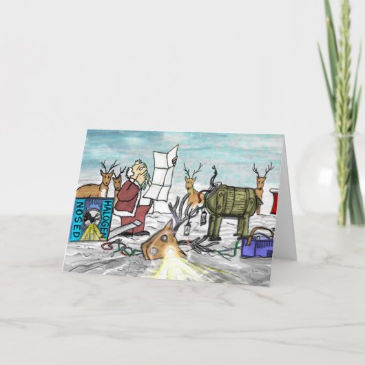 De Neus JPEG van het halogeen Feestdagen Kaart (Voorkant)