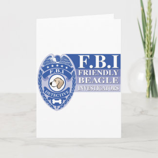 De neus van de Brak Feestdagen Kaart