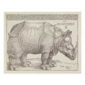 De Neushoorn, Albrecht Dürer Perfect Poster (Voorkant)